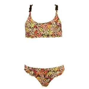Girls Zara Girls Ruffle Bikini Swimsuit